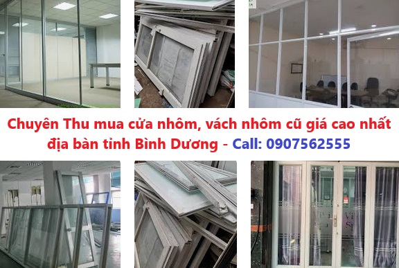 thu mua cửa nhôm cũ bình dương